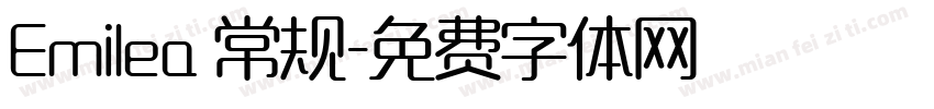 Emilea 常规字体转换